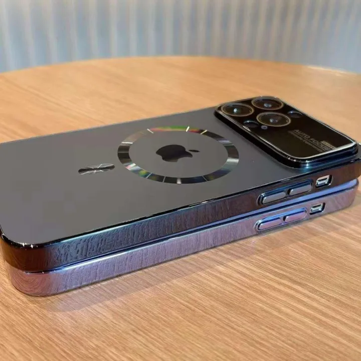 AUTO%20FOCUS%20Magsafe%20Magnetic%20Wireless%20Charging%20With%20Large%20Window%20in%20Machine%20Color%20With%20Electroplating%20Frame%20Phone%20Case%20%20For%20iPhone%2015%20/%2014%20/%2013%20/%2012%20/%2011%20Series%20Back%20Cover%20-%20Image%207