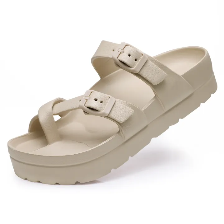 Litfun%20Fashion%20Platform%20Sandals%20Women%20EVA%20Insole%20Clogs%20with%20Arch%20Support%20Adjustable%20Buckle%20Slippers%20Feamle%20Outdoor%20Beach%20Slides%20-%20Image%202