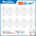 WiFi Window Door Sensor Tuya Smart Home Alarm System Kit Low Power Consumption Work With Alexa Google Home APP Smart Life.
