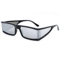 Fashion Rectangle Small Sunglasses Women 2020 Luxury Brand Mirror Silver Black Clear Lens One Piece Punk Men Gafas Shades UV400.
