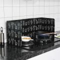【Xiaofeng】Aluminum Foldable Kitchen Gas Stove Plate Kitchen Pan Oil Splash Protection Screen Kichen. 
