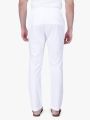 Stylish White Color Cotton Pant Pajama For Men.