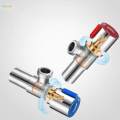 Compression Angle Stop Valves Quarter Turn for Basin Toilet Water Pipes. 