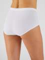 Ladies Basic High Waist Full Back Cover Cotton Panty Brief. 