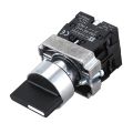 Latching Selector Switch-6 x Selector Switch-Black.