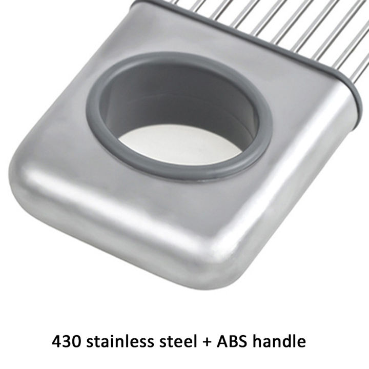 Stainless%20Steel%20Onion%20Holder%20Slicer%20Tomato%20Cutter%20With%2010%20Even%20Prongs%20Easy%20Hold%20And%20Silcing%20Lemon%20Vegetable,Sliver%20Color%20New%20Professional%20-%20Image%207