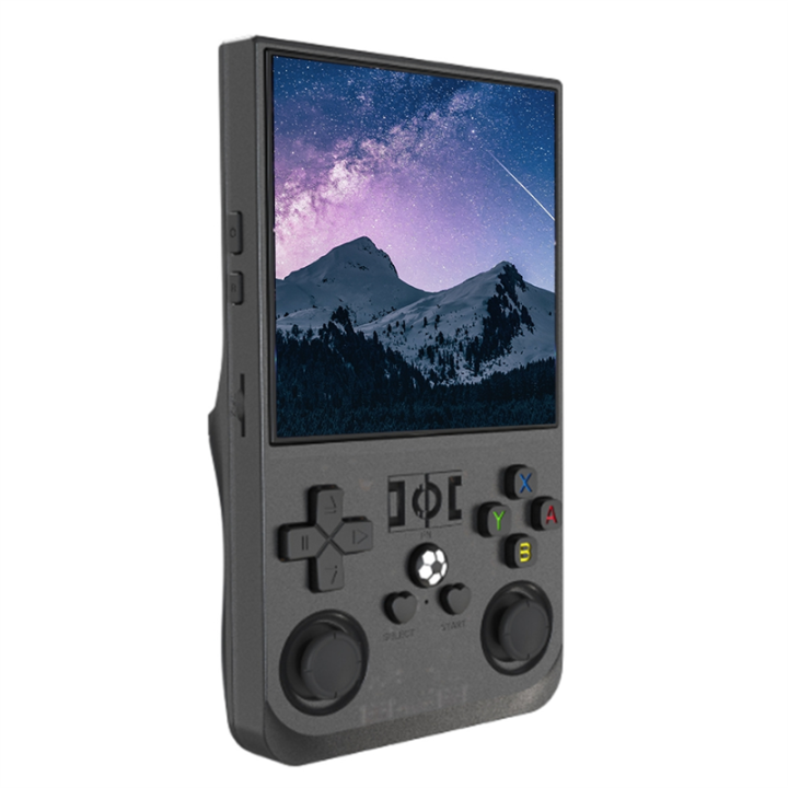 R36MAX Retro Game Console 128GB 4.0 Inch IPS Screen for Linux System Handheld Video Player Portable Preloaded Games