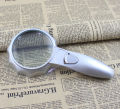 4X 75mm Hand-held Magnifiers with 6 LED Umbrella-type Magnifier Lens Illuminated Pocket Magnifier. 
