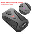 HXSJ P8 Wired Keyboard Mouse Converter Portable Mobile Game Keyboard and Mouse Adapter with 3 USB Ports for Android System.