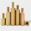 5-50pcs Hex Male to Female M2 M2.5 M3 M4 M5 M6 brass standoff spacer Hexagonal Stud Spacer Hollow lars-10mm. 