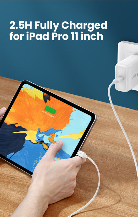 UGREEN%202%20Pack%20USB%20C%20to%20USB%20Type%20C%20Cable%2060W%20for%20Samsung%20MacBook%20iPad%20Pro%20USB%20Type%20C%20Charging%20Cable%203A%20Quick%20Charge%204.0%20USB%20C%20-%20Image%205