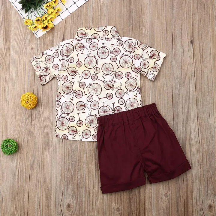 2PCS%20Summer%20Beach%20Wear%20Toddler%20Kids%20Baby%20Boy%20Gentleman%20Suit%20Bicycle%20Print%20Shirt%20Short%20Sleeve%20Tops%20Short%20Pants%20Outfits%20Set%20-%20Image%207