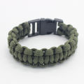 Parachute Cord Survival Bracelet with Emergency Hiking Paracord Bracelet Buckle Kit Rope Wristband. 