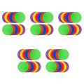 60Pcs Colored Spot Marker Non-Slip Agility Markers Flat Cones Dots for Football Basketball Training Dance Practice. 
