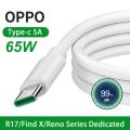 65W Supervooc Usb Type-C Charger Cable For Oppo Super Dart VOOC Realme - Charger. 