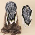 Fashion Hijab Scarf For Women Small Handkerchief Neck Scarves Square Headband Cute Shawls Bandana Head Scarfs For Ladies 70*70CM. 
