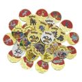 Pokemon Anime Gold Plated Gold Coin Game Commemorative Coin Pikachu Mewtwo Charizard Gold Coin Game Collection childrens gift. 