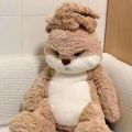 ZEIO Diudiu Rabbit Plush Toy angry Long-eared Rabbit Fluffy Super Cute Bunny Doll Pillow Stuffed Soothing Sleep Toy. 