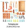Tool Set Fine Motor skills gift Creative Wooden Tool Box for Kids. 