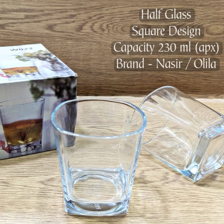 Drinking Glass 6 Pieces Set water glass beautifull kacher glass- 22 Glass