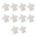 50Pcs White Floating Spa Sponge Turtle Oil Absorbing Hot Tub Skimmer Scum Absorber Cleaners for Swimming Pool.