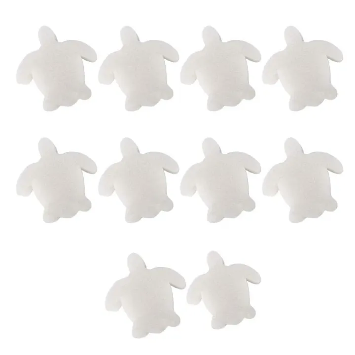 50Pcs%20White%20Floating%20Spa%20Sponge%20Turtle%20Oil%20Absorbing%20Hot%20Tub%20Skimmer%20Scum%20Absorber%20Cleaners%20for%20Swimming%20Pool%20-%20Image%202