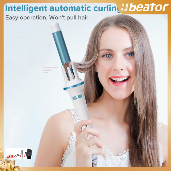Ubeator -360 Automatic Spin Curling Iron 3 Level Temp Hair Curler Wand Women Shiny Salon Style Hair Styling Tools-220