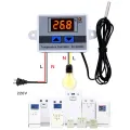 XH-W3001 Temperature Controller Combo Pack with Thermometer Hygrometer, DC 12V 3" Cooling Ventilator Fan & 12v 2A Adapter Combo Package for Egg Incubator.