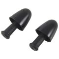 ABGZ-2X Black PVC Swimmer Swimming Nose Clip Ear Plug + Clear Case Unise-x. 