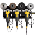 Angle Grinder Wall Storage Mount Metal Wall-Mounted Hanging Shelf Fixed Polishers Holder Stable Storage for Home Garage.