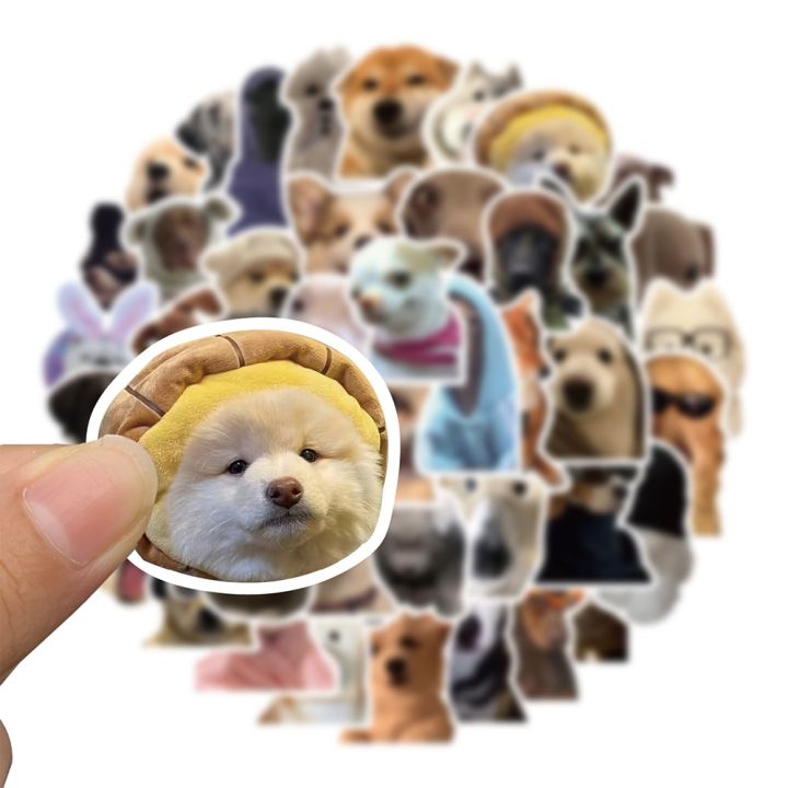 10/30/50pcs%20Kawaii%20Cat%20Dog%20Funny%20Animal%20Meme%20Stickers%20Cute%20Decals%20Decoration%20DIY%20Skateboard%20Scrapbook%20Laptop%20Fridge%20Car%20Kids%20Toy%20-%20Image%203