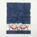 New Floral Silk Scarves Women Luxury Embroidery Scarf Foulard Femme Hijab Bandana Shawl Pashmina Stoles Big Size Headscarf Wraps.
