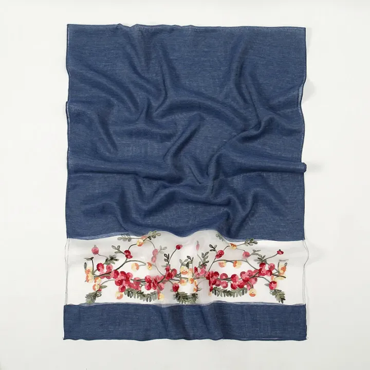 New%20Floral%20Silk%20Scarves%20Women%20Luxury%20Embroidery%20Scarf%20Foulard%20Femme%20Hijab%20Bandana%20Shawl%20Pashmina%20Stoles%20Big%20Size%20Headscarf%20Wraps%20-%20Image%206