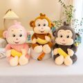Banana monkey Soft Lovely plush toy Stuffed Animal Monkey Plush Doll. 