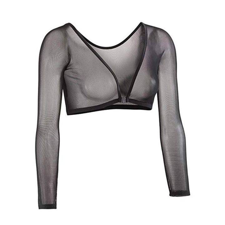 Summer%20Women%20Mesh%20Crop%20Top%20Long%20Sleeve%20T-Shirts%20Blusas%20Y2K%20Elegant%20Vestidos%20Sheer%20Transparent%20Top%20Tee%20Shirts%20Robe%20Femme%20-%20Image%202
