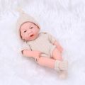 20CM Full Body Silicone Baby Doll Lifelike Reborn Doll Cute Mini Reborn Dolls for Girls Reborn Doll Toys Gift For Kids Toy.