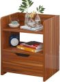 Nightstand Bedside Table Falling 1-drawer 1-compartment Bedroom Simple Storage Cabinet Side table Design by Nahid Furniture18x14x12".