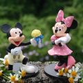 Disney Mickey Minnie Doll Wedding Ornaments Couple Engagement Wedding Decorations Mickey Mouse Room Decoration Small Gifts.. 