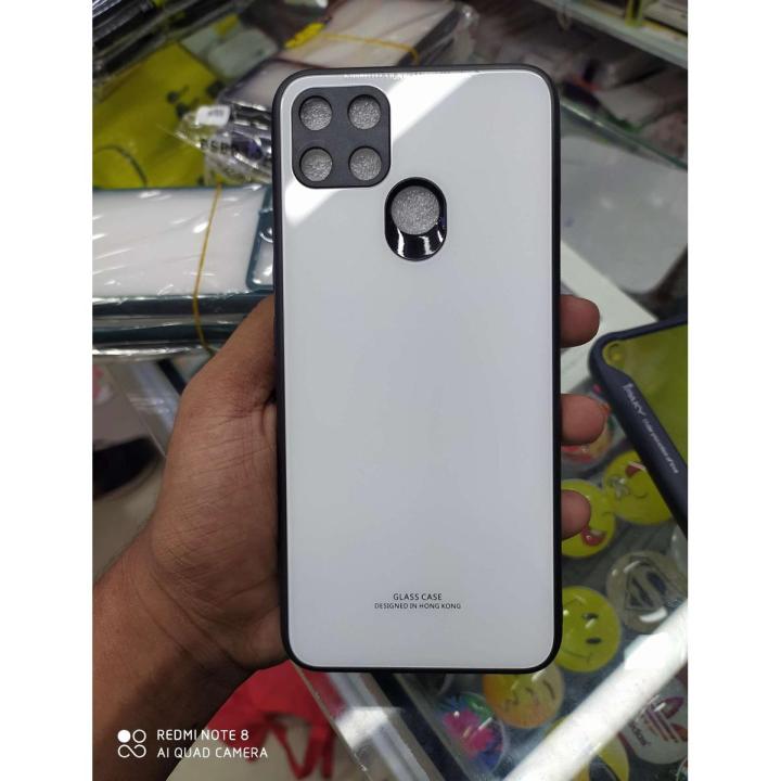 Realme Narzo 30A "Hong Kong Design" Scratchproof Tempered Glass Cover Case - Camera - Phone Back Cover