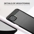 Leweisi Carbon Fiber Bumper Phone Case For Motorola Moto G 5G Plus / Moto One 5G Back Cover Coque Shockproof Protective. 