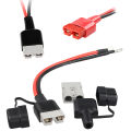 4pcs Waterproof Dustproof Protective Cover For Anderson Plug 50a 600v Ups Power Connector Connector Pvc Rubber Sleeve Case.