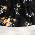 DSstyles Toddler Little Girl Summer Outfits 3-Piece Suit Sleeveless Top Mini Skirt Sun Hat Set Summer Baby Clothing Outfits. 