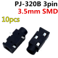 3.5mm headphone jack 3F07 PJ-313 PJ313D PJ-392 PJ327 PJ-359 PJ325 PJ342 audio plug Audio video female Socket Stereo dual channel. 