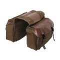 Touring Motorbike Saddle Bag Motorcycle Canvas Waterproof Panniers Box Backpack Side Tools Pouch Bike Rear Seat Bag New Upgrade. 