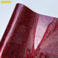 Glossy Red Forged Carbon Fiber Vinyl Wrap Car Wrapping Film For Vehicle Motorcycle Bicycle. 