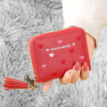 Ladies Mini Tassel Wallet or Women Wallets Zipper Pu Leather Coin Purse or Mini Key Chain Small Wallet Multi-Card Bit Card Holder Card Holder.