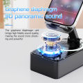 3-in-1 Bluetooth Speaker Wireless Speaker Phone Power Bank Foldable Phone Stand With Anti-Slip Pads For Video Meeting Live. 