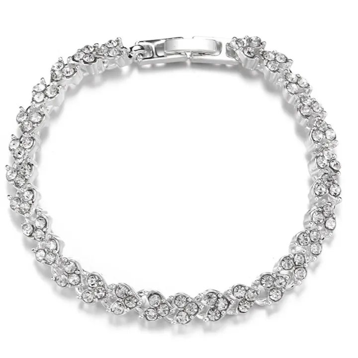 Women's%20Fashion%20Roman%20Style%20Zircon%20Crystal%20Bracelet%20-%20Elegant%20Design%20-%20Image%203