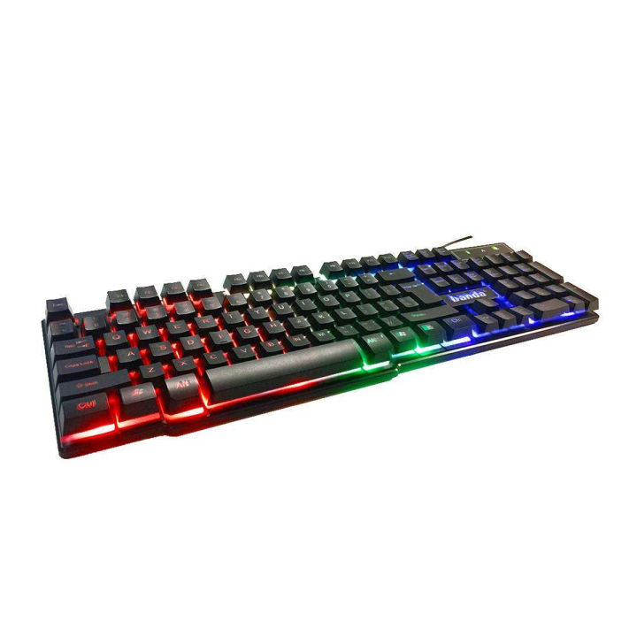 RGB Lighting Gaming Keyboard - Black