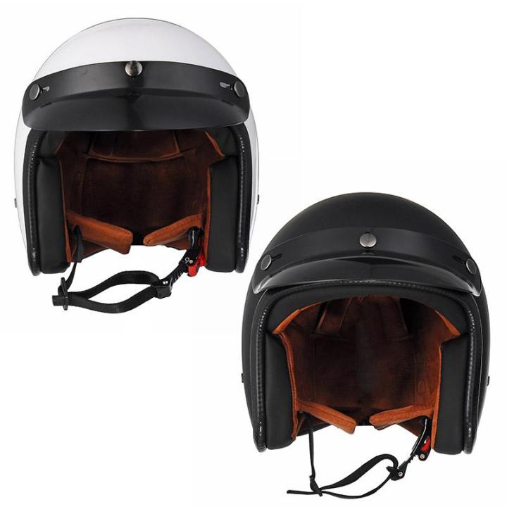 Motorcycle%20Helmet%20Vintage%20Harley%203/4%20without%20Visor%20Lens%20(Black%20L)%20-%20Image%208